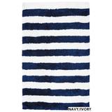 Rizzy Home Tabor Belle Collection Striped Polyester Shag Area Rug (3'6 x 5'6) - 3'6" x 5'6" - 3'6" x 5'6"