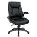 Faux Leather Mid-Back Office Chair
