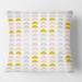 Designart 'Retro Pastel Circular Pattern III' Mid-Century Modern Throw Pillow