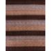 Contemporary Stripe Gabbeh Oriental Area Rug Handmade Wool Carpet - 8'4" x 10'4"