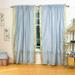 Gray Rod Pocket Sheer Sari Curtain / Drape / Panel - Piece