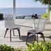 Island Rope and Solid Wood Indoor / Outdoor Dining Chairs - Set of 2