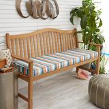 Sunbrella Indoor/Outdoor Surround Sunrise Corded Bench Cushion