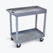 Luxor 32 x 18 Two Shelves Grey Tub Cart