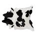 Pergamino Black and White Cowhide Rug