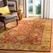 SAFAVIEH Handmade Heritage Traditional Rust/ Beige Wool Rug