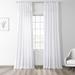 Exclusive Fabrics Solid Cotton Tie-Top Curtain (1 Panel)