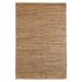 Sevita Organic Jute Geometric Area Rug, Tan and Gold