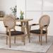 Judith Wood and Cane Upholstered Dining Chair by Christopher Knight Home - 25.00" L x 27.00" W x 40.25" H