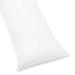 Sweet Jojo Designs White Full Length Double Zippered Body Pillow Cover