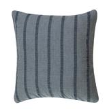 HiEnd Accents Harper Coastal Blue Stripe Euro Sham, 27" x 27"