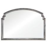 Uttermost Via Della Silver Decorative Wall Mirror - Antique Silver - 41.875x29.25x1.25