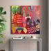 Langley Street® African Abstract by Nikki Chu - Print Canvas in Black/Red | 48" H x 48" W x 1.5" D | Wayfair 6129A214AA8741B087836D1E55920817