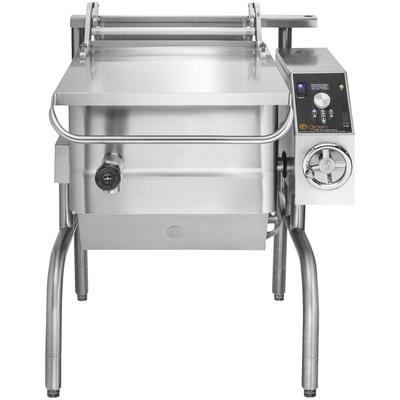 Groen BPM-15EC 240/3 Stainless Steel 15-Gallon Tilting Electric Braising Pan - 240V, 3 Phase, 7.7 kW