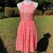 J. Crew Dresses | J. Crew Hot Pink Flower Floral Dress W/ Pockets! | Color: Pink/White | Size: 0