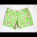 Lilly Pulitzer Shorts | Lily Pulitzer Callahan Shorts Pink Green Lion | Color: Green/Pink | Size: 00