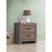 Millwood Pines Dossantos 2 - Drawer Nightstand Wood in Brown | 23.5 H x 21.75 W x 16.25 D in | Wayfair 63AF456F4B1C43CAA39CE277FA282FD3