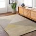 Bahay 8'10" x 12' Modern Contemporary Handmade Beige/Medium Gray/Gray/Light Beige/Mustard/Peach Area Rug - Hauteloom