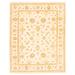 ECARPETGALLERY Hand-knotted Chobi Twisted Cream Wool Rug - 8'1 x 10'1