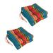 16-inch Square Tufted Indoor/Outdoor Chair Cushions (Set of 4) - 16"