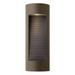 Hinkley Luna 2-Light Outdoor Wall Mount in Bronze