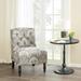 Madison Park Lina Taupe Tufted Armless Chair