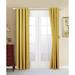 4 Piece Grommet Darkening Blackout Window Panel Curtain Set