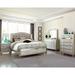 Luxe Metallic 4-piece Upholstered Bedroom Set with 2 Nightstands