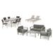 Cape Coral Outdoor 13-piece Entertainment Seating Set with Cushions by Christopher Knight Home