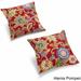 Blazing Needles 17-inch Indoor/Outdoor Throw Pillow (Set of 2) - 18 X 18