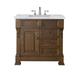 Darby Home Co Vivanco 36" Single Bathroom Vanity Set Wood/Quartz Top/Marble/Stone/Granite in Brown/Gray | 34.3 H x 36 W x 23.5 D in | Wayfair