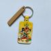 Disney Accessories | Goofy And Donald Hawaiin Leather Custom Keychain | Color: Yellow | Size: Os
