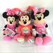 Disney Toys | Disney Pink 4-Pc Bundle Plush Toys Minnie Mouse | Color: Pink/Red | Size: 14 - 15