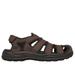 Skechers Men's Arch Fit Motley SD - Verlander Sandals | Size 13.0 | Chocolate | Synthetic/Textile/Leather