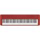 Casio CT-S1RD CASIOTONE Piano-Keyboard mit 61 anschlagdynamischen Tasten, rot