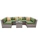 Florence Wicker 7-piece Patio Sectional Set
