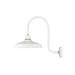 Hinkley Foundry 1-Light Outdoor Wall Mount Lantern in Gloss White