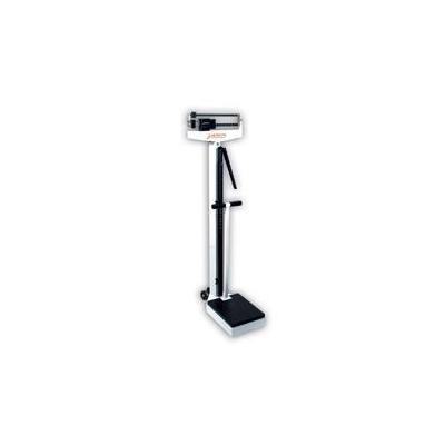 Detecto 448 Physician Balance Beam Scale with Height Rod, Wheels & Hand Post