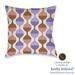 kathy ireland HOME Retro Hourglass 18" x 18" Decorative Pillow Polyester/Polyfill blend | 18 H x 18 W x 3 D in | Wayfair RTHRG18X18DP