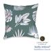 kathy ireland HOME Palm Court Fan 18" x 18" Decorative Pillow Polyester/Polyfill blend | 18 H x 18 W x 3 D in | Wayfair PALCF18X18DP