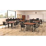 Marco Apex Series Adjustable Height Collaborative Desk Wood/Metal in Brown | 30 H x 28 W x 24 D in | Wayfair 38-2291-K1-GRY