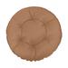 Winston Porter 44" X 6" Round Papasan Ottoman Outdoor Cushion - Ad104 Polyester in Brown | 6 H x 44 W x 44 D in | Wayfair