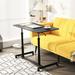 Inbox Zero Jamelia Height Adjustable Standing Desk Wood/Plastic/Acrylic/Metal in Black | 37.5 W x 21.5 D in | Wayfair