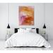 Wrought Studio™ Love Mercy by Hope Bainbridge - Wrapped Canvas Graphic Art Print Canvas in Orange | 10 H x 8 W x 1.5 D in | Wayfair