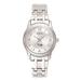 Women's Silver North Carolina Central Eagles Dial Stainless Steel Quartz Watch