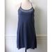 American Eagle Outfitters Dresses | American Eagle Cotton Navy Dress W/Sequin Neckline | Color: Blue | Size: Xs