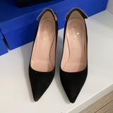 Kate Spade Shoes | Kate Spade Black Suede Pumps (5.5) | Color: Black | Size: 5.5