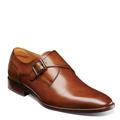 Florsheim Sorrento Plain Toe Single Monk Strap - Mens 11.5 Brown Slip On Medium