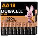 Duracell Plus Batterien AA, 18 Stück, langlebige Power, AA Batterie für Haushalt und Büro [Amazon exclusive]