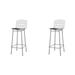 Madeline 41.73" Contemporary Metal Barstool Set of 2 By Manhattan Comfort